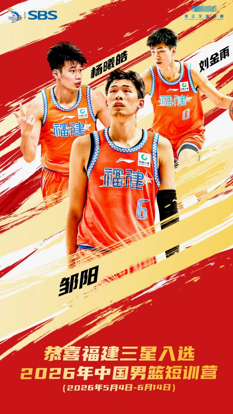 开云集团中国官网-一路向征程 | 福建三星入选中国男篮短训营大名单